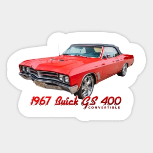 1967 Buick GS 400 Convertible Sticker